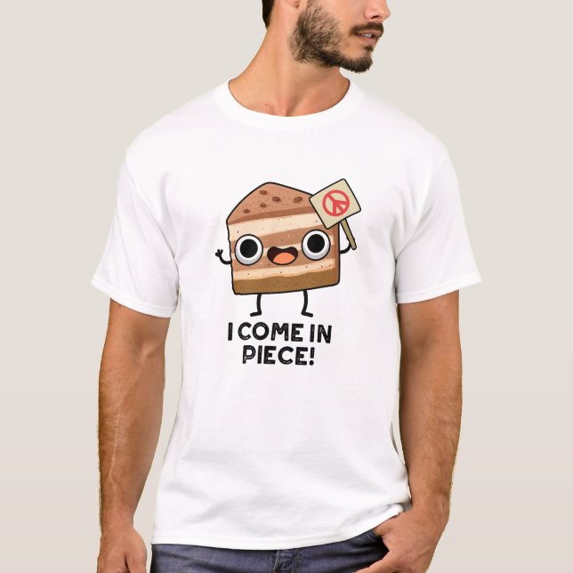 Camiseta Vengo en un divertido pastel de pasteles (Anverso)