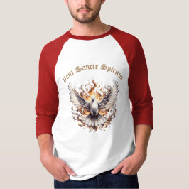 Camiseta Veni Sancte Spiritus - Ven Espíritu Santo Raglan