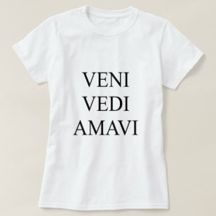 Camiseta Veni Vidi Amavi