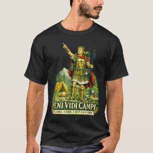 Camiseta Veni Vidi Cam Cam divertido Roman Soldado Latino