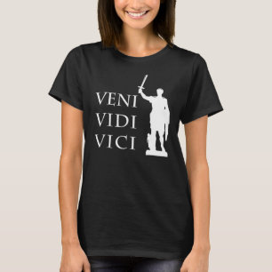 Camiseta Veni Vidi Vici Caesar Cita De La Historia Romana