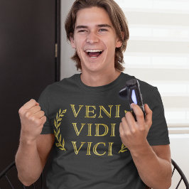 Camiseta Veni Vidi Vici Funny Gamer Athlete or Graduate