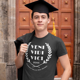 Camiseta Veni Vidi Vici Graduación divertida año