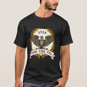 Camiseta Veni Vidi Vici Julius Caesar cita Roma antigua