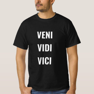 Camiseta Veni Vidi Vici Julius Caesar Mens de plantilla mod