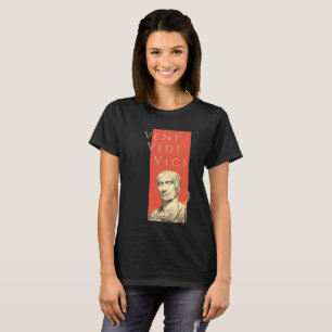 Camiseta Veni Vidi Vici novela antique - césar César -