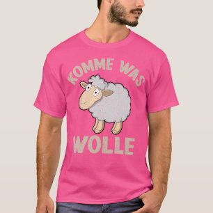 Camiseta Venían productores de ovejas de lana y animales de