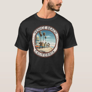 Camiseta Venice Beach California Boardwalk Retro