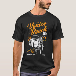 Camiseta Venice Beach California Retro Vintage Style Design