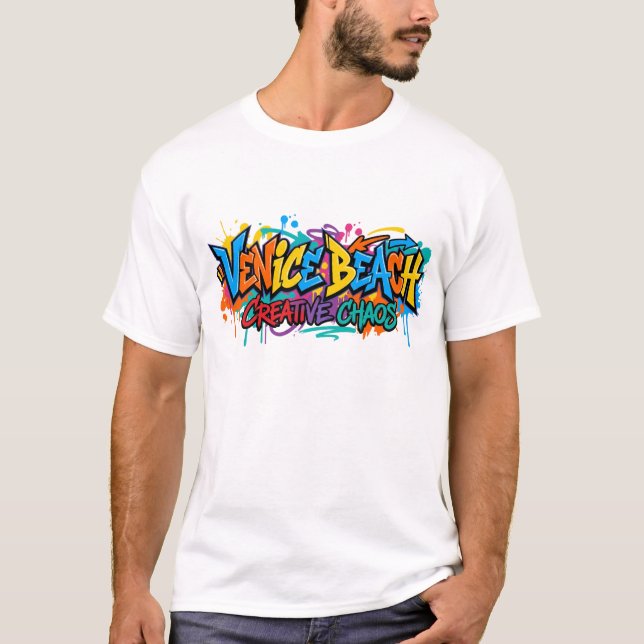 Camiseta Venice Beach Creative Chaos T-Shirt – Artistic (Anverso)