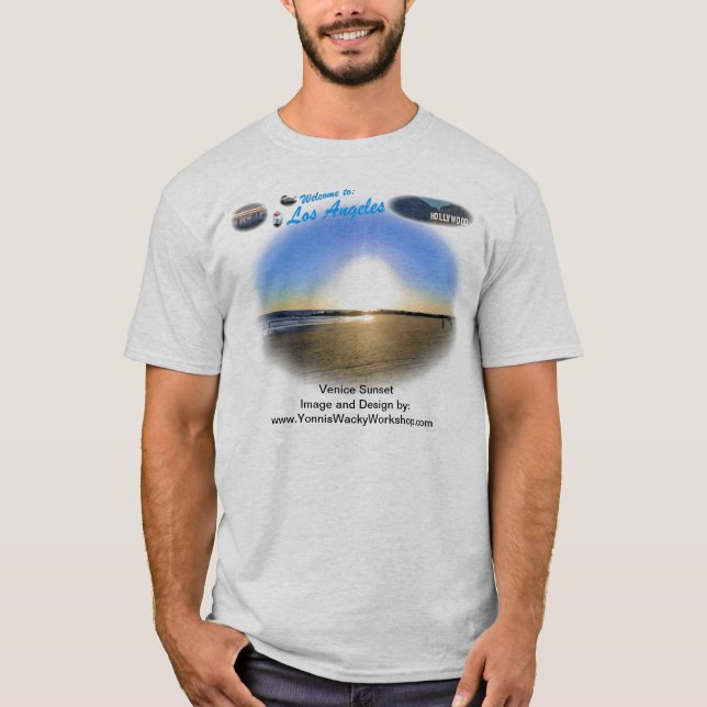 Camiseta Venice Beach Sunset (Anverso)