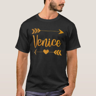 Camiseta VENICE FL FLORIDA Funny City Home Roots USA Mujere