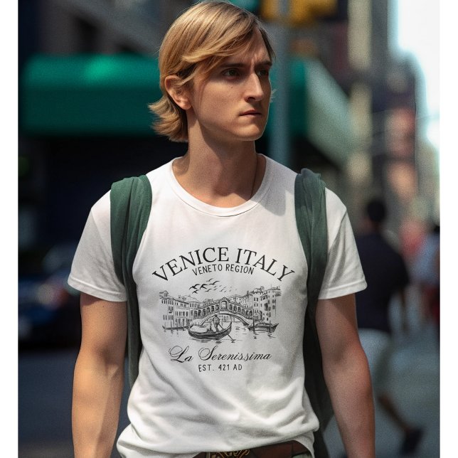 Camiseta Venice Italy Old Landscape (Subido por el creador)