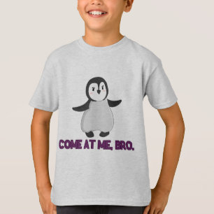 Camiseta Venido en mí, pingüino de Bro