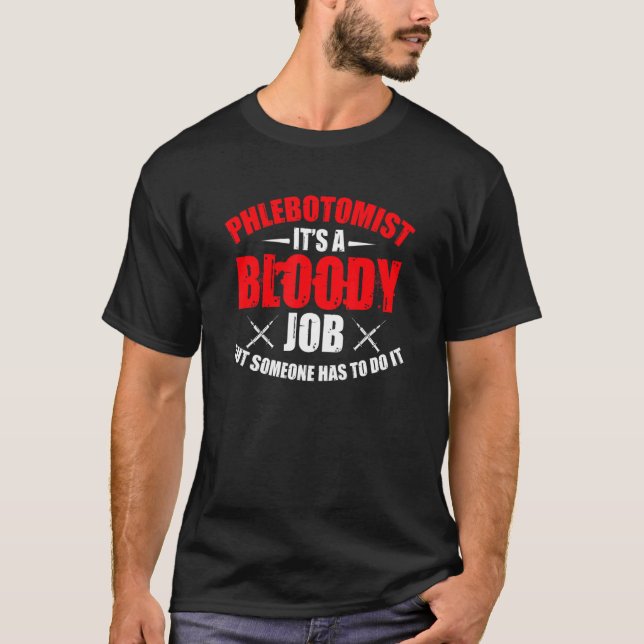 Camiseta Venipuncture Needle Meme Para Una Enfermera De Fle (Anverso)