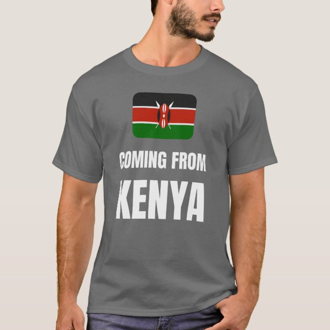 Camiseta Venir de Kenia (Anverso)