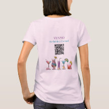 VENMO la novia un cóctel código QR personalizado
