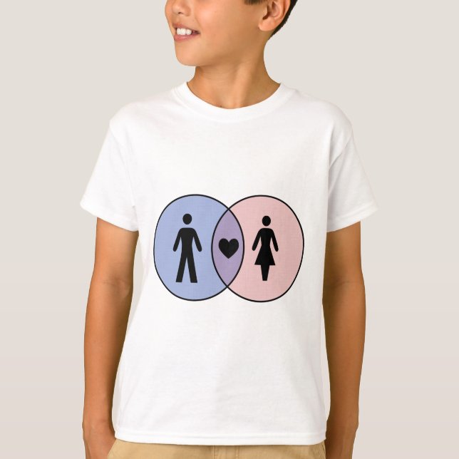 Camiseta Venn Diagrama Boy + Chica (Anverso)