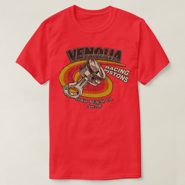 Camiseta Venolia Racing Pistons 1946 TShirtTShirt (Diseño del anverso)