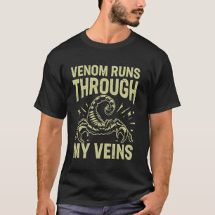 Camiseta Venom Corre A Través De Mis Venas Escorpión