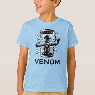 Camiseta Venom Inspired Symbiote Monster Kids T-Shirt