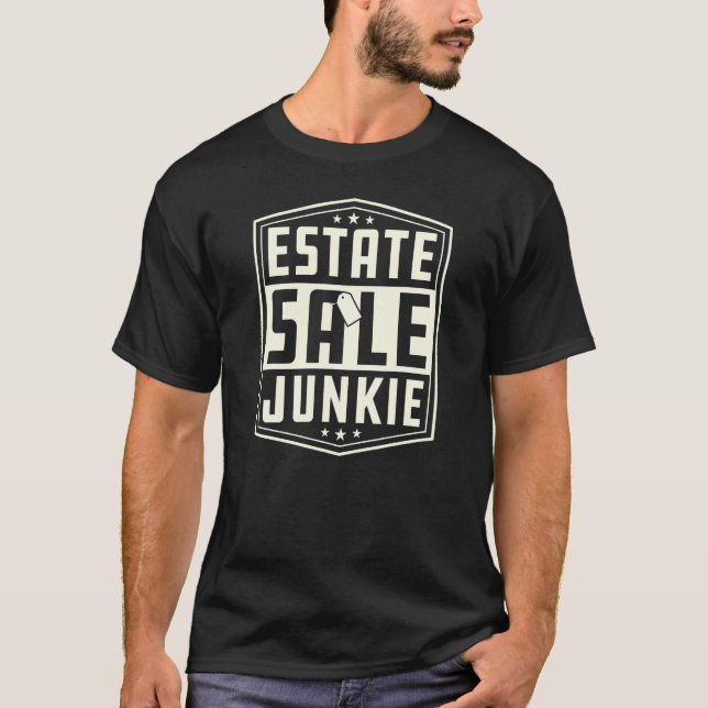 Camiseta Venta De Bienes Junkie Garage Venta Y Venta De Yar (Anverso)