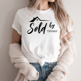 Camiseta Venta de bienes raíces de Realtor vendidos por nom