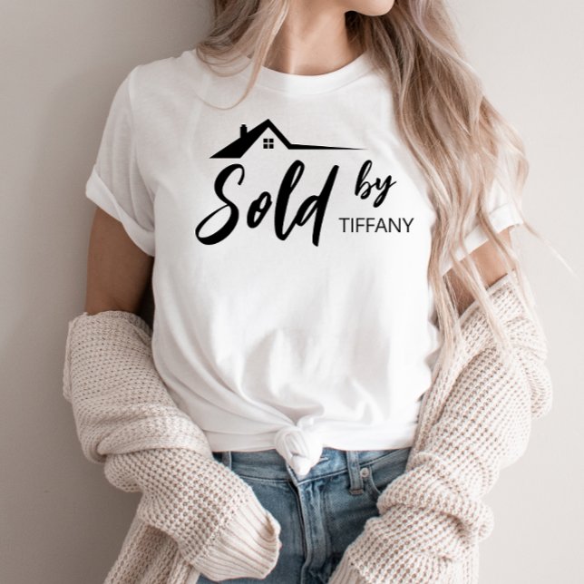 Camiseta Venta de bienes raíces de Realtor vendidos por nom (Subido por el creador)