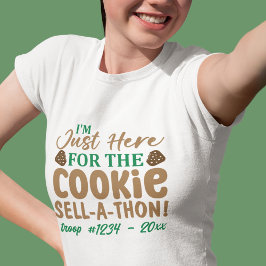 Camiseta Venta de galletas de Girl Scout divertida personal
