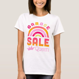 Camiseta Venta de Garage Queen Rainbow T-Shirt