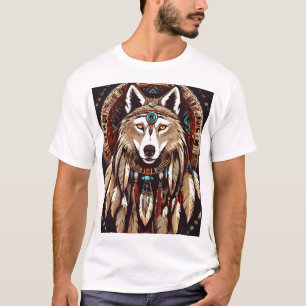 Camiseta **Venta de logotipos de lobo americano: ¡Desate tu