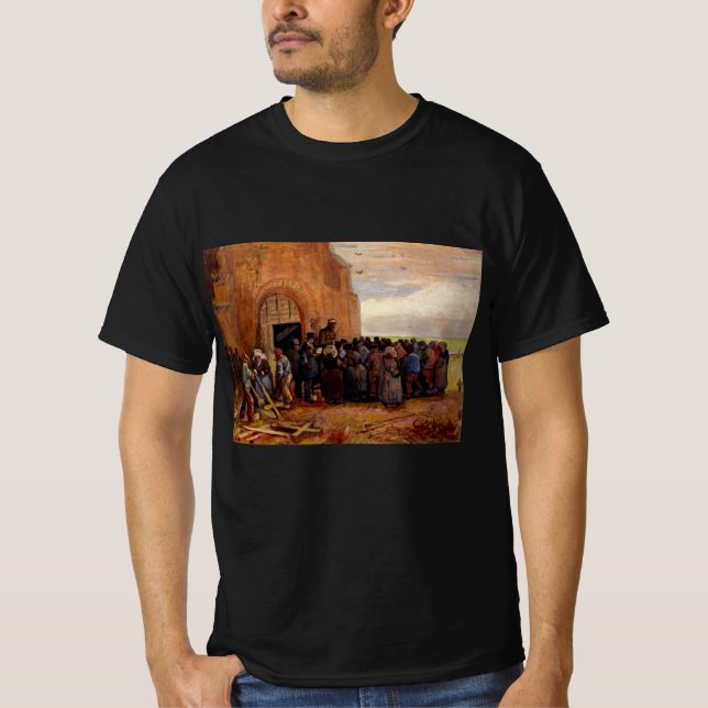 Camiseta Venta de restos de construcción por Vincent van Go (Anverso)