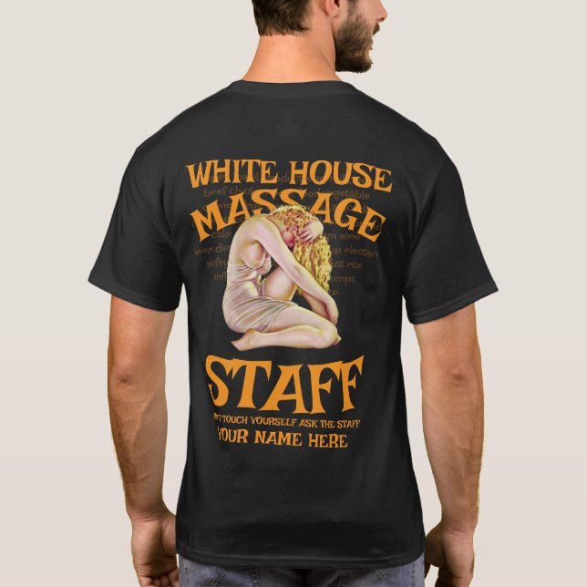 CAMISETA VENTA DE STD TRUMP 24/7 VENTANA DE SOBORNO EN AUTO (Reverso)