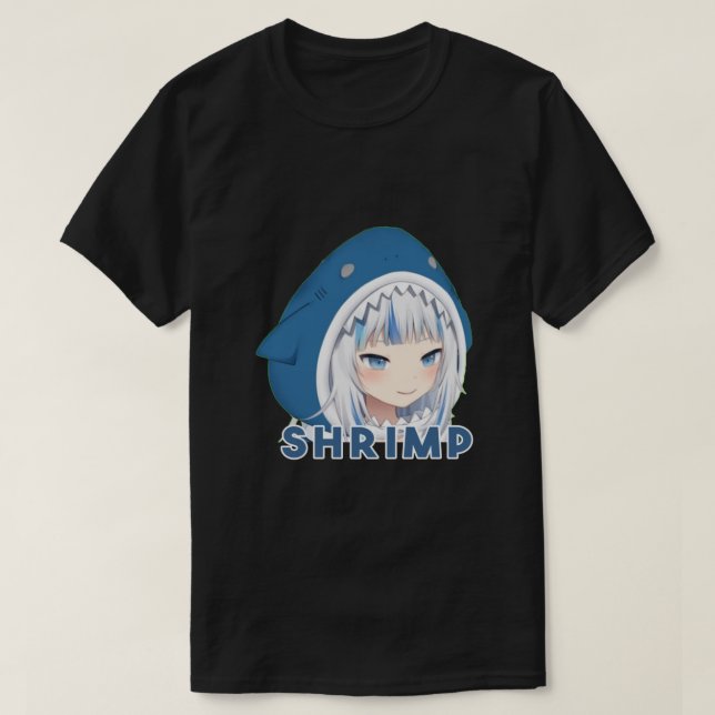 Camiseta [ VENTA ] Gawr Gura SHRIMP 01 Classic (Diseño del anverso)