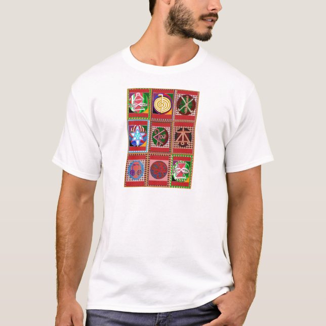 Camiseta Venta Original Karuna Reiki Símbolo curativo Camis (Anverso)
