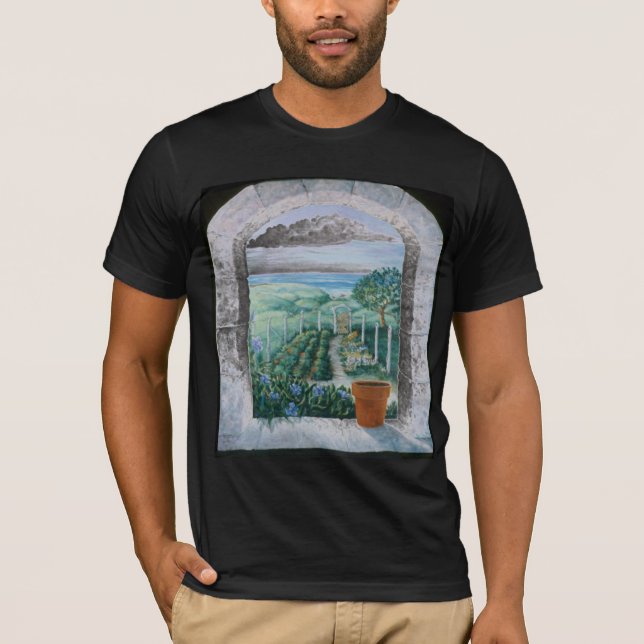 Camiseta Ventana al Jardín (Anverso)
