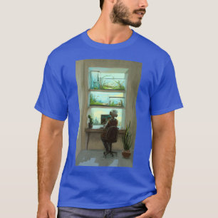 Camiseta Ventana con acuarios