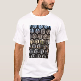 Camiseta ventana de celosía geométrica, India
