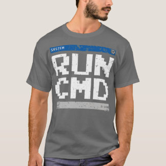 Camiseta Ventana de comandos del sistema desgastada RxTp