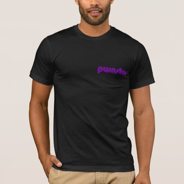 Camiseta Ventana de la calculadora - TIENES PWNED - ©pwnsta (Anverso)