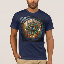 Camiseta Ventana de ojo de buey rústica Tercer Ojo