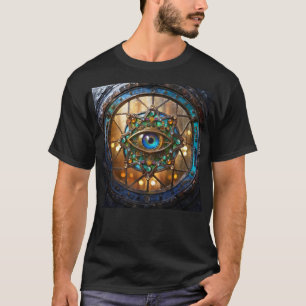 Camiseta Ventana de ojo de buey rústica Tercer Ojo