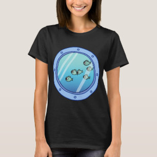 Camiseta Ventana de Squidward Escuela de Peces Porthole