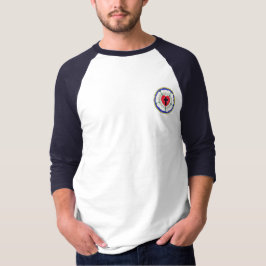 Camiseta Ventana de vidrio tintado de la Rosa de Lutero
