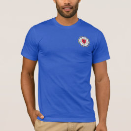 Camiseta Ventana de vidrio tintado de la Rosa de Lutero