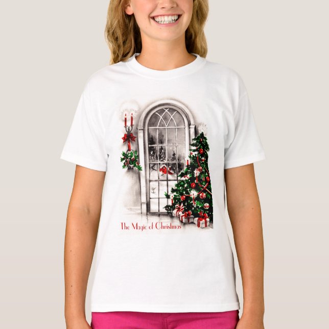 Camiseta Ventana navidades Mens Shirt (Anverso)