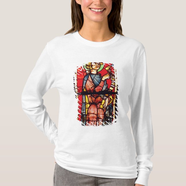 Camiseta Ventana que representa al profeta Obadiah, (Anverso)
