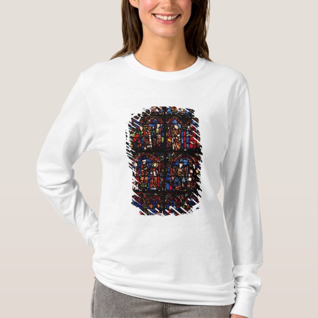 Camiseta Ventana que representa escenas (Anverso)