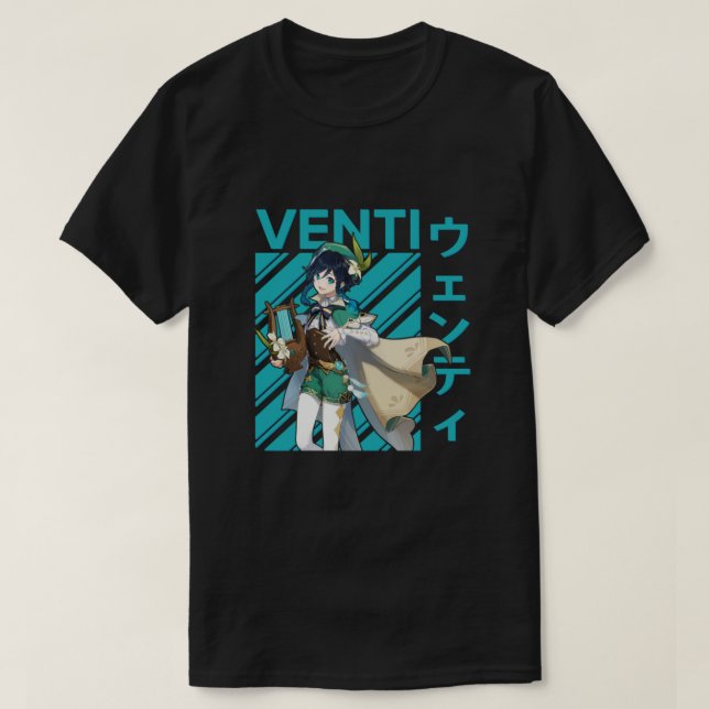 Camiseta Venti Genshin Impact Classic (Diseño del anverso)