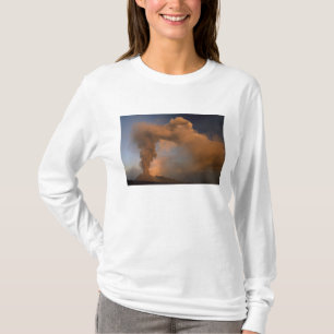 Camiseta ventilación de la cumbre del Mt. Etna, Sicilia, It